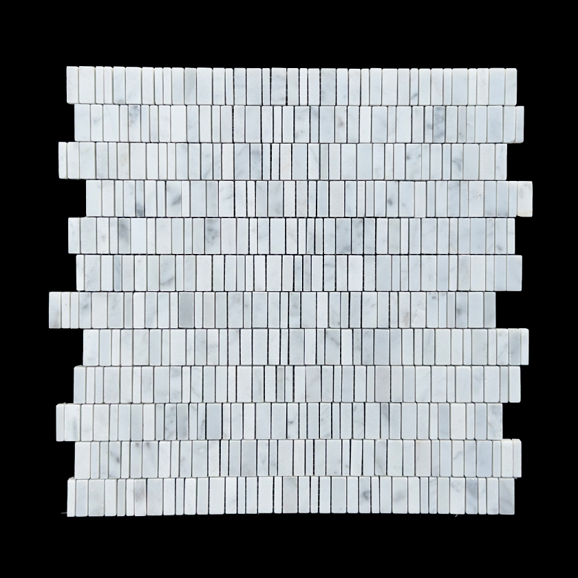 Studio Carrara honed polished and leathered finish lot image showing natural variation | The Mosaic Shop