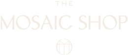 The Mosaic Shop Logo: Cream