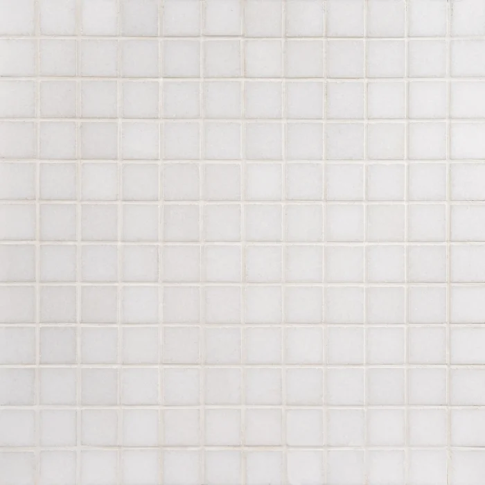 Thassos 1x1 polished marble mosaic tile | The Mosaic Shop