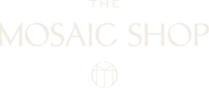 The Mosaic Shop Logo: Cream